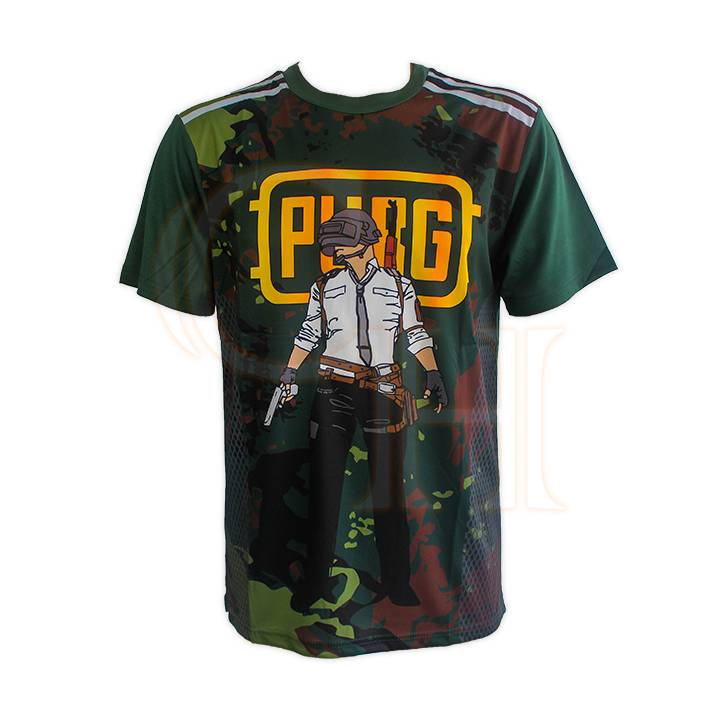 (2XL4XL / PUBG) MEN PUBG BATTLEGROUND JERSEY TSHIRT FULL PRINT (BAJU